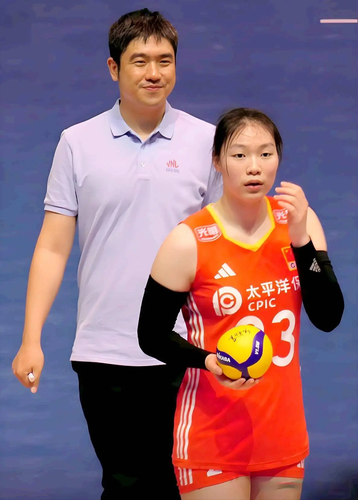至于朱婷, 很忐忑